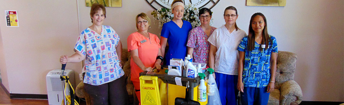 Housekeeping staff at Rolling Hills in Sparta, WI